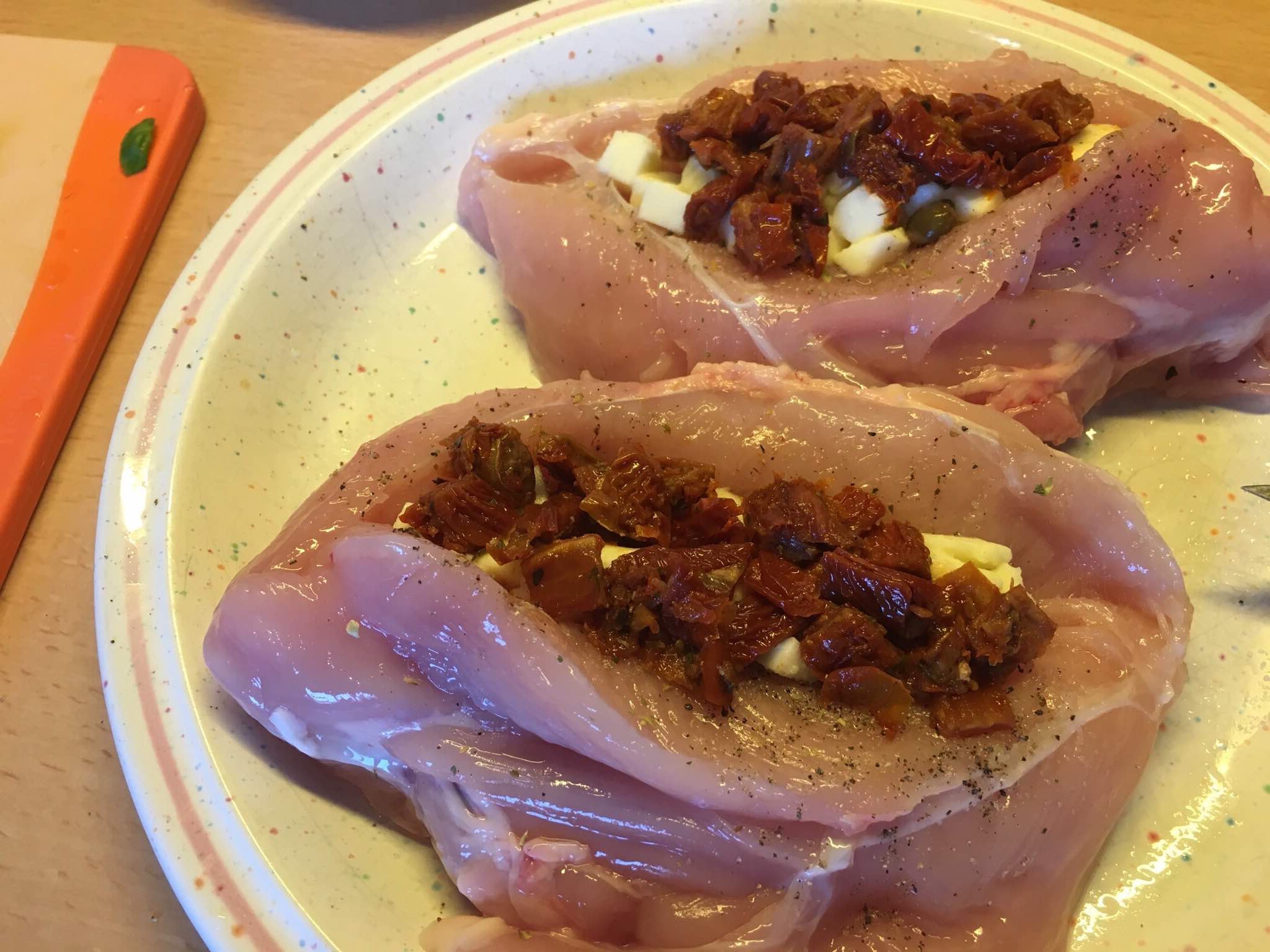 Hähnchenbrustfilet “Toskana” – Ichzeigdirwiemanskocht